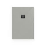 Siva pravokotna tuš kad SAT Alek od lijevanog mramora 120x90 cm