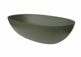 Zelen umivalnik na ploščo SAT Aula 60x36 cm iz litega marmorja brez preliva