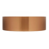 Okrogli umivalnik na ploščo SAT Aurum 38 cm v brušeni rose gold barvi s tankimi stenami