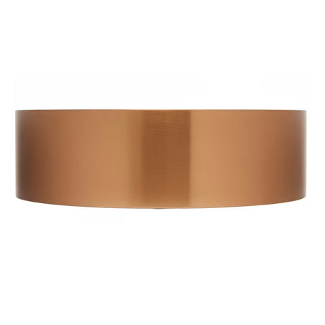 Okrogli umivalnik na ploščo SAT Aurum 38 cm v brušeni rose gold barvi s tankimi stenami