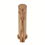 Enoročna stoječa armatura za umivalnik SAT Aurum v izvedbi rose gold brushed brez odtoka