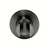 Fiksni nosilec tuš ročke SAT Aurum z okroglim dizajnom v brušeni izvedbi gun metal.