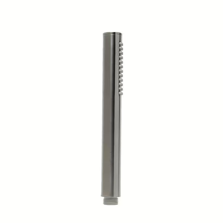 Ročna prha SAT Aurum v brušeni površinski obdelavi gun metal z okroglim minimalističnim dizajnom.
