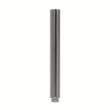 Ročna prha SAT Aurum v brušeni površinski obdelavi gun metal z okroglim minimalističnim dizajnom.
