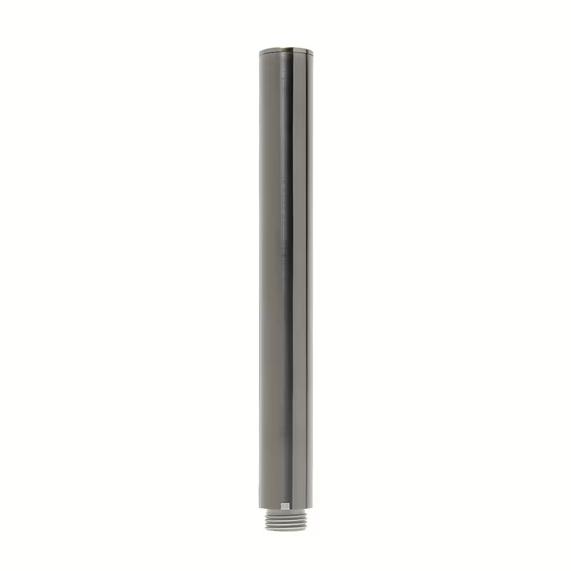 Ročna prha SAT Aurum v brušeni površinski obdelavi gun metal z okroglim minimalističnim dizajnom.