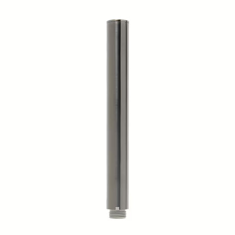 Ročna prha SAT Aurum v brušeni površinski obdelavi gun metal z okroglim minimalističnim dizajnom.