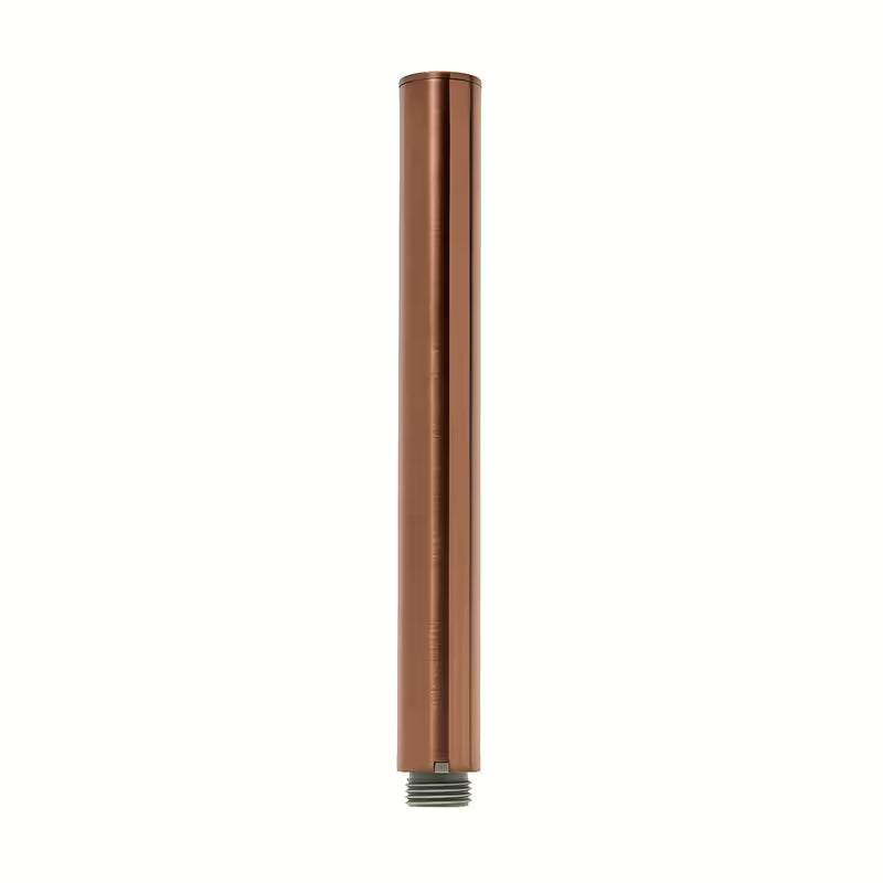 Ročna prha SAT Aurum v izvedbi rose gold brushed z okroglim dizajnom in ergonomskim ročajem.