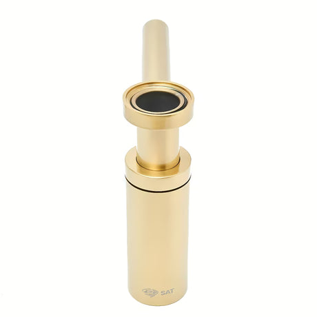 Sifon za Umivalnik SAT Aurum u sjajnoj zlatnoj boji, okruglog dizajna i s priključkom DN32