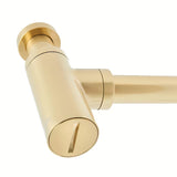 Sifon za Umivalnik SAT Aurum u sjajnoj zlatnoj boji, okruglog dizajna i s priključkom DN32