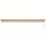 Viseča kopalniška omarica SAT B-Way 1 99x45x30 cm v beli sijajni izvedbi s pokrivno ploščo