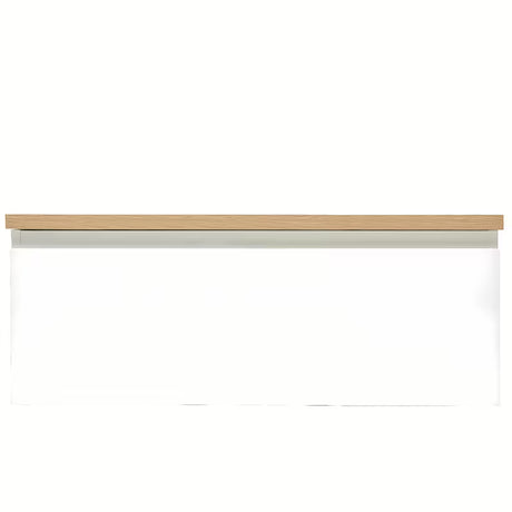 Viseča kopalniška omarica SAT B-Way 1 99x45x30 cm v beli sijajni izvedbi s pokrivno ploščo