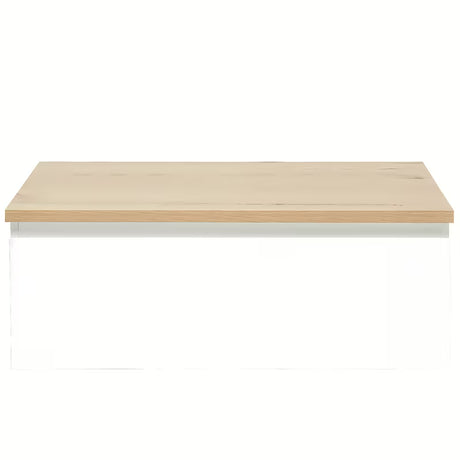 Viseča kopalniška omarica SAT B-Way 1 99x45x30 cm v beli sijajni izvedbi s pokrivno ploščo