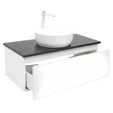 Bela viseča kopalniška omarica SAT B-Way 1 s pokrivno ploščo, 99x45x30 cm