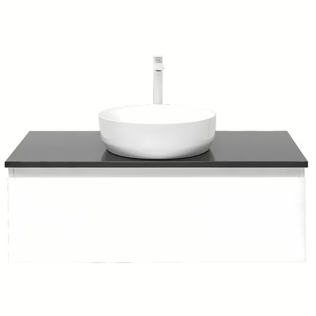 Bela viseča kopalniška omarica SAT B-Way 1 s pokrivno ploščo, 99x45x30 cm