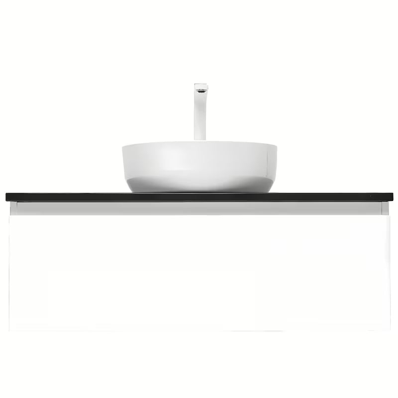 Bela viseča kopalniška omarica SAT B-Way 1 s pokrivno ploščo, 99x45x30 cm