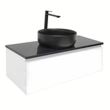 Viseča kopalniška omarica SAT B-Way 1 v beli sijajni izvedbi s pokrivno ploščo 99x45x30 cm