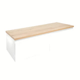 Viseča kopalniška omarica SAT B-Way 1 s pokrivno ploščo v beli sijajni izvedbi, 119x30x45 cm