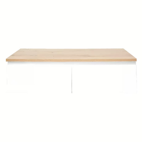 Viseča kopalniška omarica SAT B-Way 1 s pokrivno ploščo v beli sijajni izvedbi, 119x30x45 cm