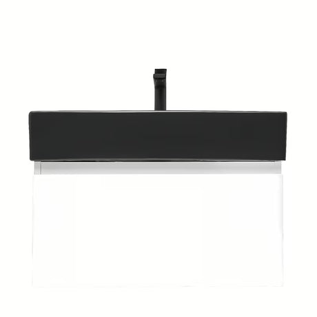 Viseča kopalniška omarica s keramičnim umivalnikom SAT B-Way v beli sijajni izvedbi 59x45x30 cm