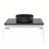 Viseča kopalniška omarica SAT B-Way 1 v beli barvi s sijajno površino in pokrivno ploščo