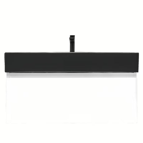 Viseča kopalniška omarica s keramičnim umivalnikom SAT B-Way 1 v beli sijajni izvedbi, 79x45x30 cm.