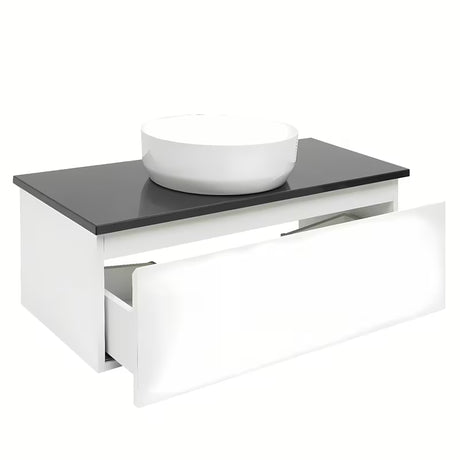 Viseča kopalniška omarica SAT B-Way 1 s pokrivno ploščo u bijeloj boji sa sjajnom površinom