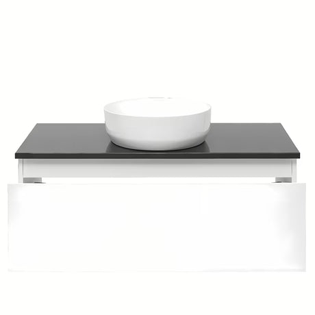 Viseča kopalniška omarica SAT B-Way 1 s pokrivno ploščo u bijeloj boji sa sjajnom površinom