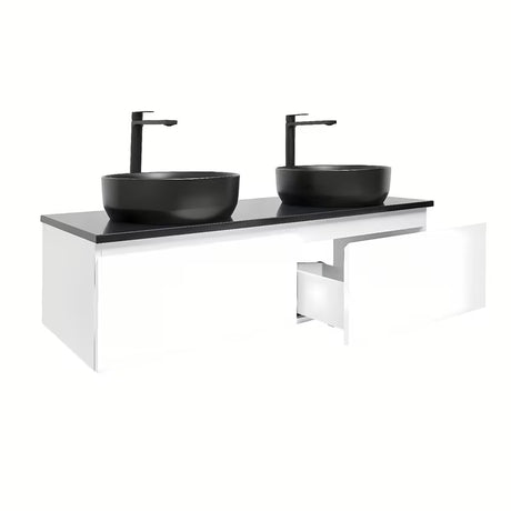 Viseča kopalniška omarica SAT B-Way 1 s pokrivno ploščo u bijeloj boji sa sjajnom završnom obradom