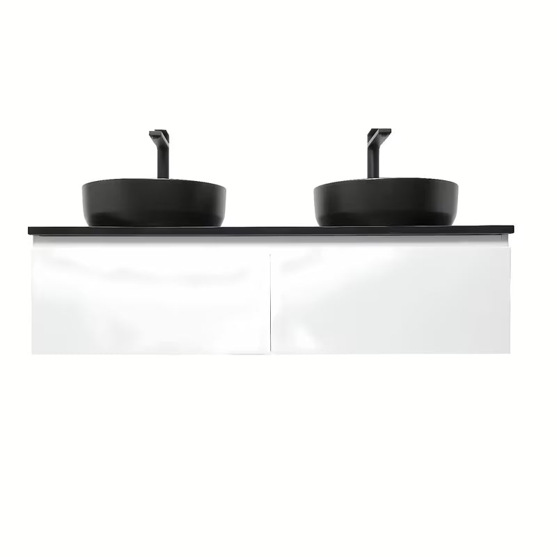 Viseča kopalniška omarica SAT B-Way 1 s pokrivno ploščo u bijeloj boji sa sjajnom završnom obradom