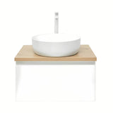 Viseča kopalniška omarica SAT B-Way 1 u bijeloj boji sa sjajnom završnom obradom, 59x45x30 cm.