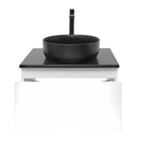 Viseča kopalniška omarica SAT B-Way 1 u bijelom sjaju s pokrivno ploščo