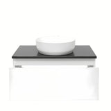 Viseča kopalniška omarica SAT B-Way 1 u bijeloj boji sa sjajnom površinom, 79x45x30 cm.