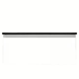 Viseča kopalniška omarica SAT B-Way 1 u bijeloj boji sa sjajnom površinom, 79x45x30 cm.