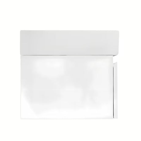 Viseča kopalniška omarica SAT B-Way 1 s keramičkim dvostrukim umivaonikom u sjajnoj bijeloj boji