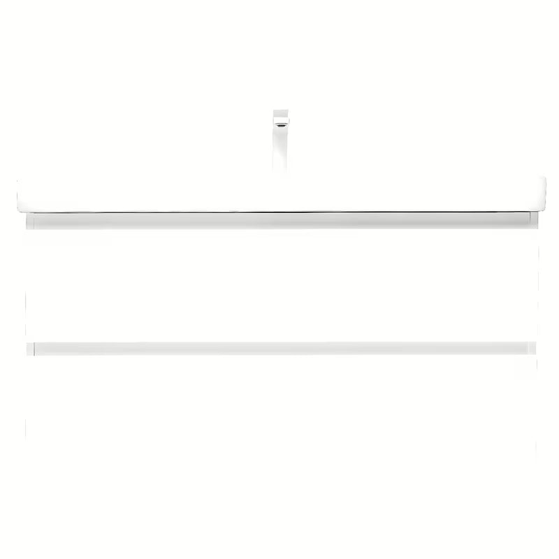 Viseča kopalniška omarica s keramičkim umivaonikom SAT B-Way 1 u bijeloj boji sa sjajnom završnom obradom