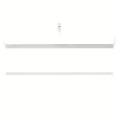 Viseča kopalniška omarica s keramičkim umivaonikom SAT B-Way 1 u bijeloj boji sa sjajnom završnom obradom