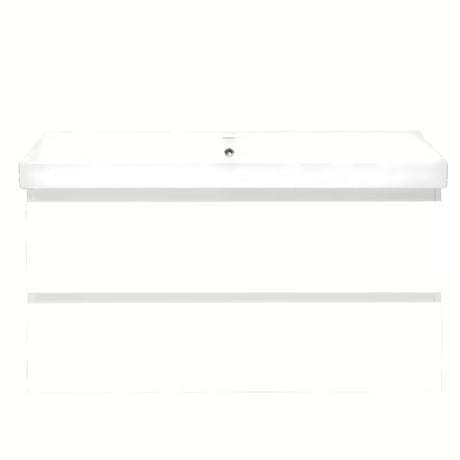 Viseča kopalniška omarica s keramičkim umivaonikom SAT B-Way 1 u bijeloj sjajnoj boji