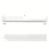 Viseča kopalniška omarica s keramičkim umivaonikom SAT B-Way 1 u sjajnoj bijeloj boji