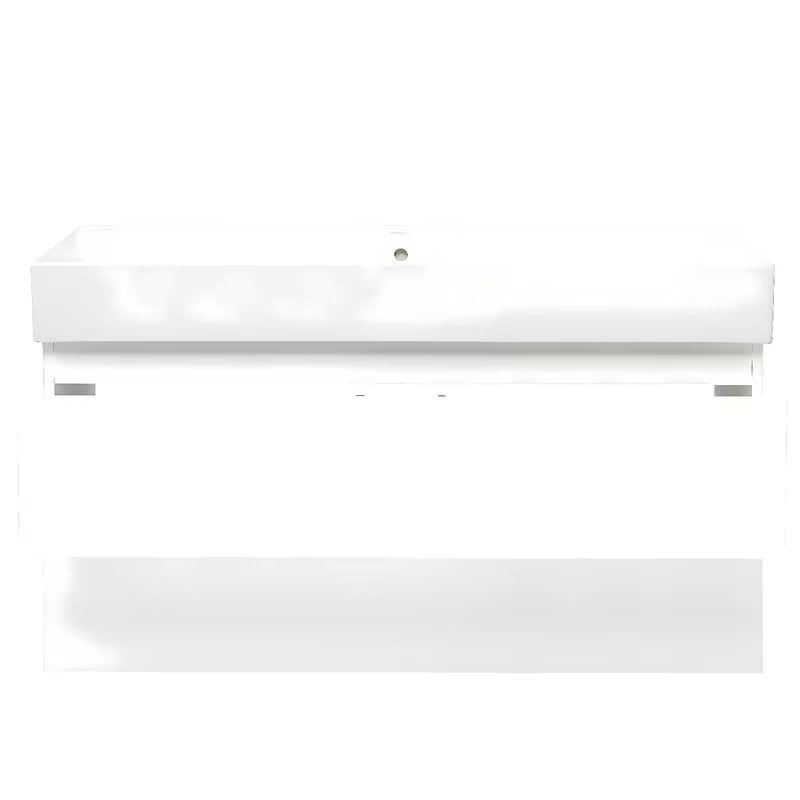 Viseča kopalniška omarica s keramičkim umivaonikom SAT B-Way 1 u sjajnoj bijeloj boji