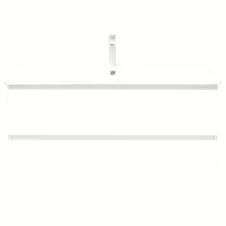 Viseča kopalniška omarica SAT B-Way 1 z umivalnikom u bijelom sjaju 99x45x50 cm