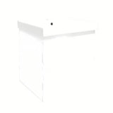 Viseča kopalniška omarica s keramičkim umivaonikom SAT B-Way 1 u bijeloj boji sa sjajnom površinom