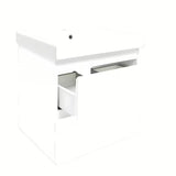 Viseča kopalniška omarica s keramičkim umivaonikom SAT B-Way 1 u bijeloj boji sa sjajnom površinom