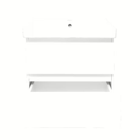 Viseča kopalniška omarica s keramičkim umivaonikom SAT B-Way 1 u bijeloj boji sa sjajnom površinom