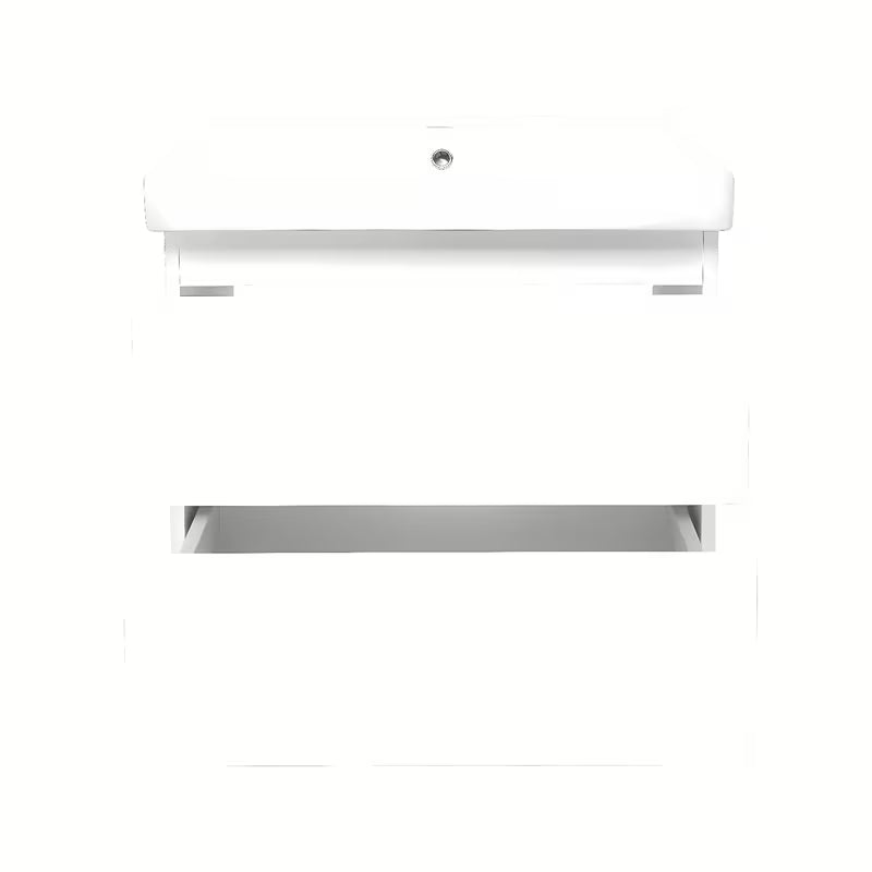 Viseča kopalniška omarica s keramičkim umivaonikom SAT B-Way 1 u bijeloj boji sa sjajnom površinom