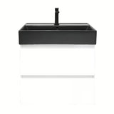 Viseča kopalniška omarica z umivalnikom SAT B-Way 1 u bijelom sjaju