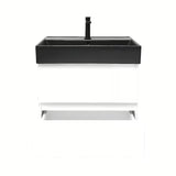 Viseča kopalniška omarica z umivalnikom SAT B-Way 1 u bijelom sjaju