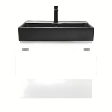 Viseča kopalniška omarica z umivalnikom SAT B-Way 1 u bijelom sjaju