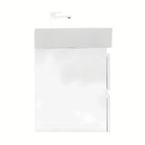 Viseča kopalniška omarica SAT B-Way 1 s keramičkim umivaonikom u bijelom sjaju 59x50x45 cm.