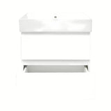 Viseča kopalniška omarica z umivalnikom SAT B-Way 1 u bijeloj boji