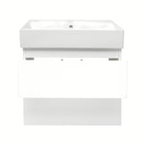 Viseča kopalniška omarica z umivalnikom SAT B-Way 1 u bijeloj boji